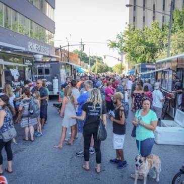 Food trucks at Lakewood Summer Meltdown